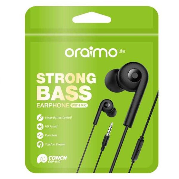 Oraimo OEP-E10 Strong Bass Earphones - Image 3