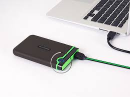 Alternative view of Transcend 1TB External Hard Drive USB 3.0 – Shockproof Portable Storage