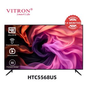 Vitron HTC5568US 55" Frameless 4K UHD Smart Android TV