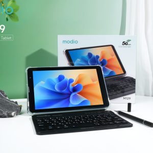 Alternative view of Modio M129 kids tablet with keyboard