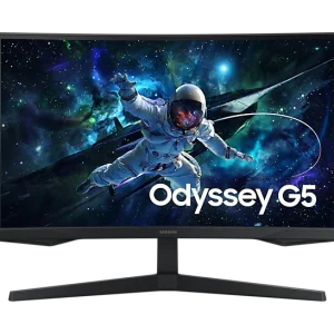 Samsung 27″ Odyssey G5 G55C QHD 165Hz Curved Gaming Monitor