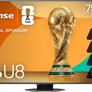 Alternative view of Hisense 75" ULED Mini-LED 165Hz (U8 Series) – 75U8Q