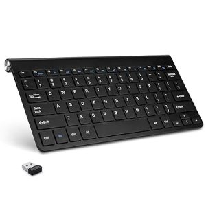 Wireless Mini Keyboard – Slim, Portable, USB Receiver (2.4GHz)